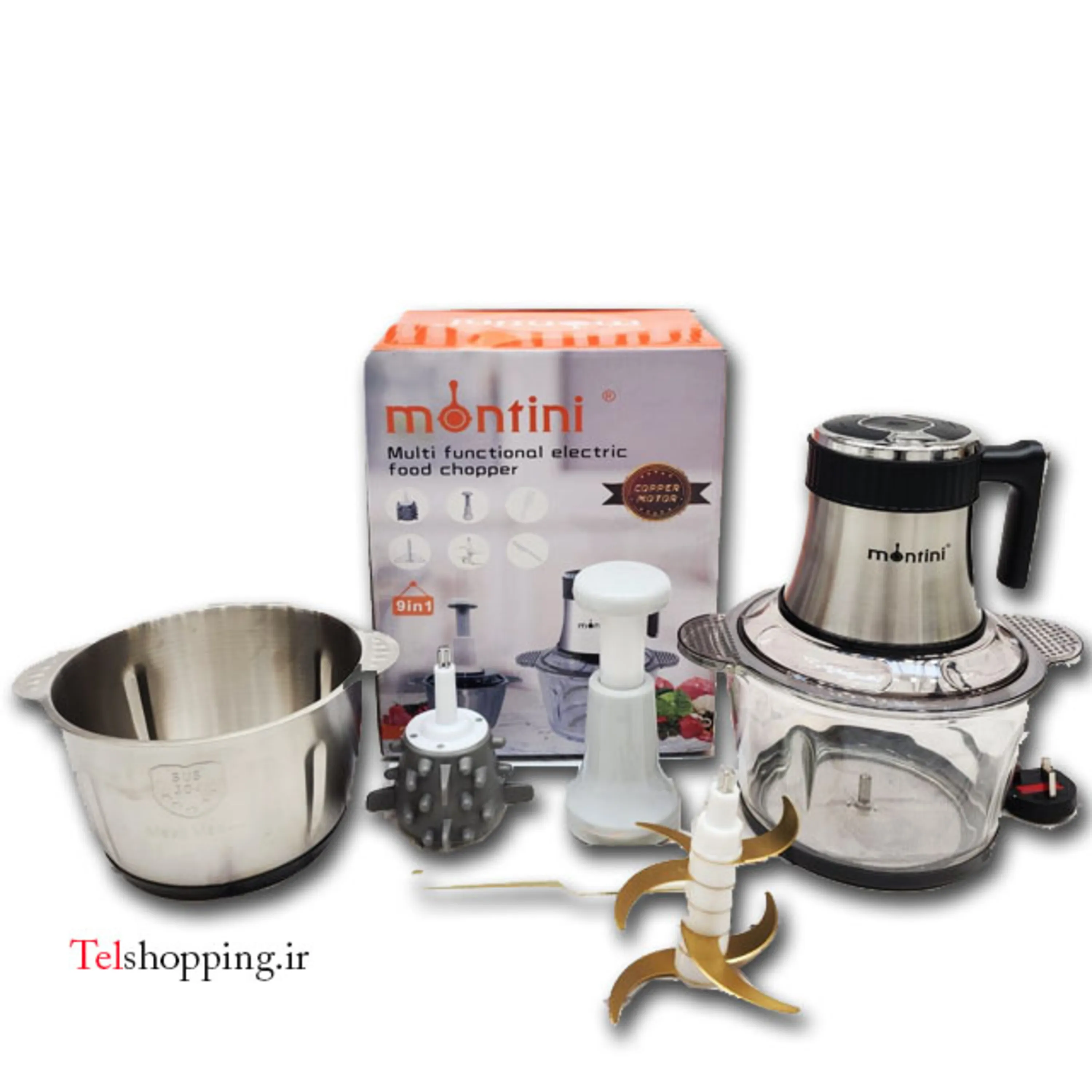 خردکن برقی 3 لیتری مونتینی مدل CICIL-300